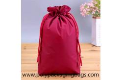 China White Plastic Shopping Bag White Drawstring Backpack Eco Friendly supplier