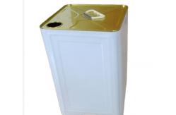 China 22L Large Square Tin Containers CMYK Chemical Oil Tin Can supplier
