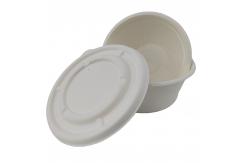 China 9oz Sugarcane Pulp Tek Bagasse Salad Bowl Fruit Cups Take Out Container supplier