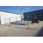 Portable 60g/M2 Galvanised Temporary Security Fence 2.1m High for sale