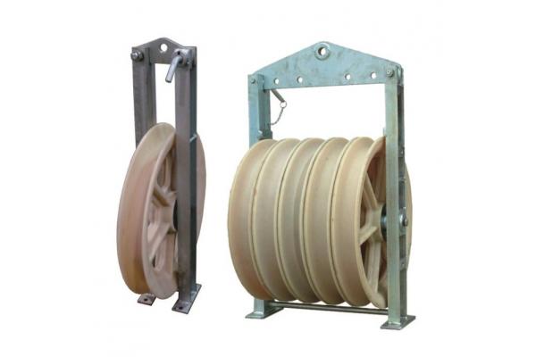 Transmission Line 40KN 508mm Stringing Nylon Pulley Blocks