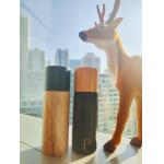 High Quality 17cm Tall Salt And Pepper Mill Ceramic & Rubber Wood Construction for sale