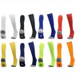 Solid Color Versatile Men Grip Soccer Socks Polyester Cotton Football Socks Anti Slip for sale