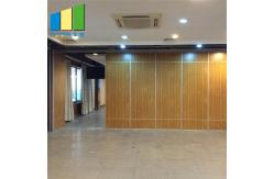 China Floor To Ceiling Hotel Folding Sound Proof Partition Wall Hanging System supplier