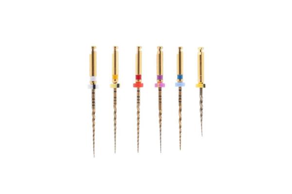 NITI Gold Rotary File Path 6 Taper With Heat Activation