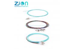 China Aqua Multimode Fiber Optic Pigtail Connector OM4 50/125 1m 2m 3m supplier