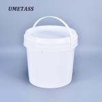 Food Grade Plastic Container Round Bucket With Handle And Lid Good Sealing 100% Material for sale