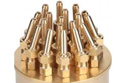 China Brass DN40 1 1/2 3 Layers Blossom Fountain Jet Nozzle supplier