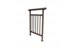 China Forged Iron Balustrades Smooth Surface Railing Sun Shade supplier
