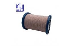 China Ustc155 0.04mm Litz Magnet Wire High Frequency Nylon / Polyster Silk Covered supplier