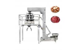 China Food Snacks Semi Automatic Packing Machine 304SS With Multihead Weigher supplier