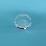 Circular Custom Glass Parts Fused Quartz Substrate With Six Bottom Surface Bosses