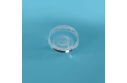China Circular Custom Glass Parts Fused Quartz Substrate With Six Bottom Surface Bosses supplier