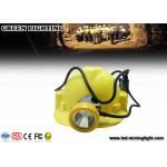 15000 Lux Led Miners Lights For Hard Hats , 6600mah Cord Safety Led Miners Cap Light IP68 for sale