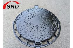 China SND GGG50 Ductile Iron Round Manhole Cover Class D400 500X600mm supplier