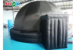China Portable Black Inflatable Planetarium Dome Tent Blow Up Projection Tent supplier