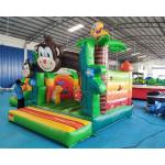 Commercial Bouncy Castle Inflatable Water Slide With Pool for sale