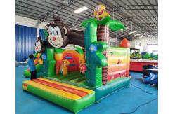 China Commercial Bouncy Castle Inflatable Water Slide With Pool supplier
