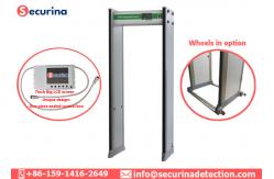 China Walk Through Archways Metal Detectors High Speed Passing With Aluminum Head Box supplier