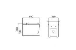 China Discover the Latest Bathroom Technology with Our Intelligent Toilet With Water Efficiency System supplier