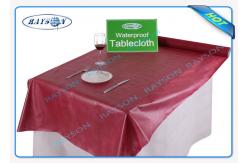 China 40gsm - 60gsm Disposable Polypropylene Non Woven Tablecloth with Different Printing Pattern supplier