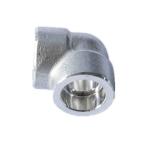 SS 304 Socket Weld Pipe Fitting / 90 Degree Socket Elbow For Construction