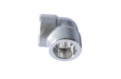 China SS 304 Socket Weld Pipe Fitting / 90 Degree Socket Elbow For Construction supplier