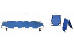 China 20CM 50CM Ambulance Scoop Folding Medical Stretcher Small Wheels For Hospital supplier