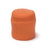 Orange Barrel Shape Kawaii Pencil Sharpener Two Hole for sale