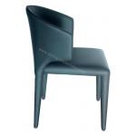 Grey Polyurethane Dining Chairs Plywood Material Water Proof Pu Shell for sale