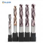 Steel Solid Carbide 2 Flute Twist Drill Bit With Coolant Hole for sale
