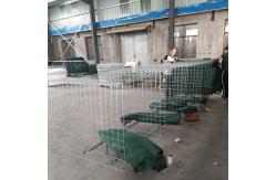 China 7.62*7.62cm Wire Mesh Military Hesco Barriers For Observation Point supplier