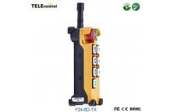 China Telecrane 6 dual speed keys A24-6D EOT crane industrial remote control transmitter supplier