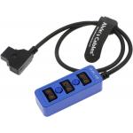 Screw Threads D Tap Female Splitter Cable For ARRI RED Z CAM