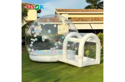 China Sayok Transparent Bubble House Trampoline Inflatable Bubble House Dome for Kids supplier