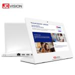 JCVISION L Shape 10.1 Inch Advertising Display Android Tablet Feedback Kiosk for sale