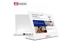 China JCVISION L Shape 10.1 Inch Advertising Display Android Tablet Feedback Kiosk supplier