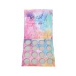 16 Pans Highlight Contour Palette Diam 36MM CMYK Printing Paper Makeup Palette