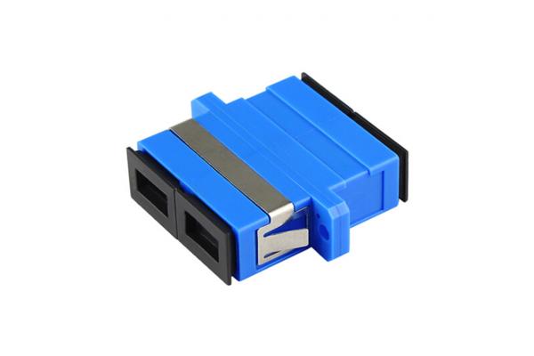 ISO9001 Low Insertion Loss 0.3db Fiber Optic Adapter