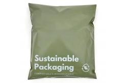 China Postage Black Compostable Mailing Bags Plant Based supplier