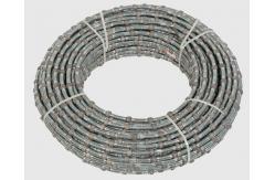 China Diamond cutting wire saw for soft marble quarrying and cutting，Size:11mm with 37 beads per meter supplier