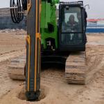 Hydraulic Bore Pile Drivers Foundation Mobile Drilling Rig 48m/Min 30 Rmp for sale