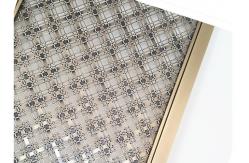 China Frame Design SS Architectural Wire Mesh Space Partiton With Antique Finished supplier