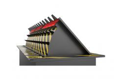 China 80T Loading 3.7KW A3 Steel Road Bolcker Barrier Access Control supplier