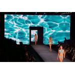 Light weight Slim 1R1G1B SMD LED Screen 256mm*128mm Brightness 1800 indoor full color led display screen for sale