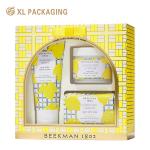 Valentine's Day Makeup Gift Set Packaging Box with PVC Window and Plastic Tray for sale