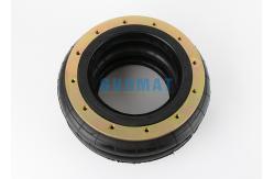 China Double Convoluted Rubber Air Spring Guomat 12X2 Industrial Air Bag With Flange Ring supplier