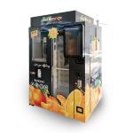 Note Payment Orange Juice Vending Machine With Cooling System for sale