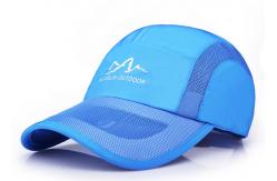 China Royal Blue Mesh Trucker Baseball Caps , Soft Touch Low Profile Trucker Hat supplier