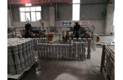 China 3500mm Manual Stone Polishing Machine For Solid Column Baluster supplier